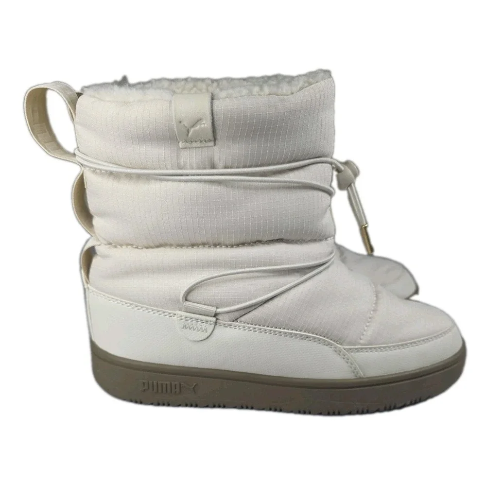 PUMA Snowbae Women's Winter Boots Size 7 Alpine Snow Gum Fleece Lined NWOB